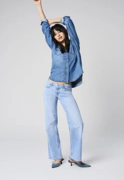 ONLJUDY-O Niedrige Taille Gerade geschnitten Jeans