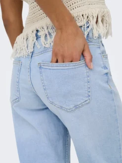 ONLJUDY-O Niedrige Taille Gerade geschnitten Jeans