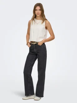 ONLJUICY Hohe Taille Weiter Beinschnitt Jeans