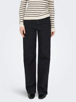 ONLJUICYHIGH Hohe Taille Weiter Beinschnitt Jeans