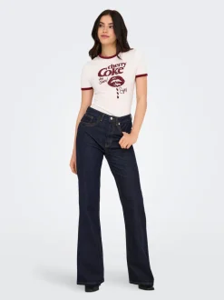 ONLJUICY Hohe Taille Flared Jeans