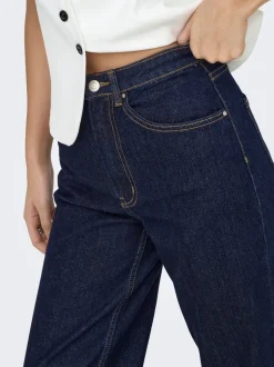 ONLJUICY Hohe Taille Weiter Beinschnitt Jeans