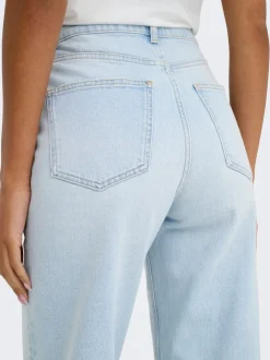 ONLJUICY Hohe Taille Weiter Beinschnitt Jeans