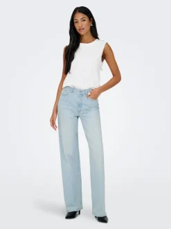 ONLJUICY Hohe Taille Weiter Beinschnitt Jeans