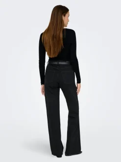 ONLJUICY Hohe Taille Weiter Beinschnitt Jeans
