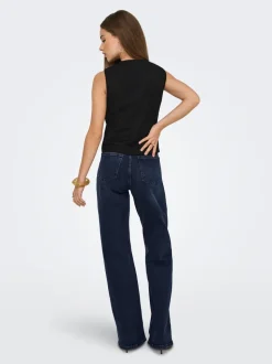 ONLJUICY Hohe Taille Weiter Beinschnitt Jeans