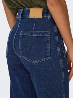ONLJUICY Hohe Taille Weiter Beinschnitt Jeans