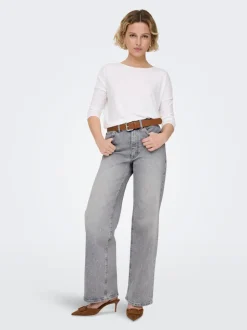ONLJUICY Hohe Taille Weiter Beinschnitt Jeans