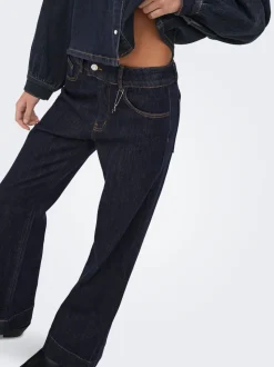 ONLJUICY Hohe Taille Weiter Beinschnitt Jeans