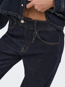 ONLJUICY Hohe Taille Weiter Beinschnitt Jeans
