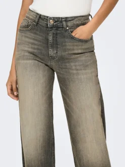 ONLJUICY Hohe Taille Weiter Beinschnitt Jeans