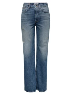 ONLJUICY Hohe Taille Weiter Beinschnitt Jeans