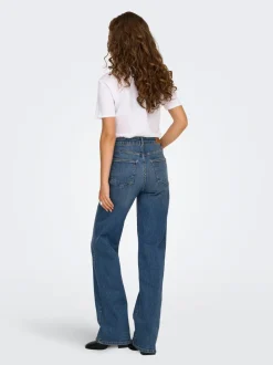 ONLJUICY Hohe Taille Weiter Beinschnitt Jeans