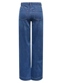 ONLJUICY Hohe Taille Weiter Beinschnitt Jeans
