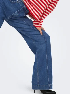 ONLJUICY Hohe Taille Weiter Beinschnitt Jeans