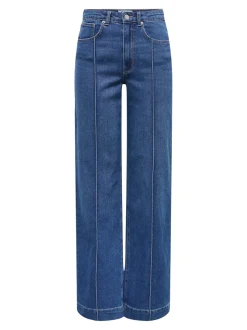 ONLJUICY Hohe Taille Weiter Beinschnitt Jeans