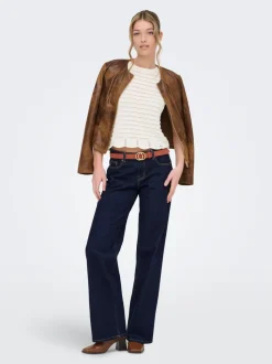 ONLJUICY Niedrige Gerade geschnitten Jeans