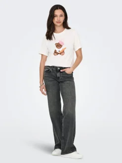 ONLJUICY Niedrige Taille Weiter Beinschnitt Jeans