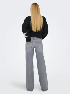 ONLJUICY Niedrige Taille Weiter Beinschnitt Jeans