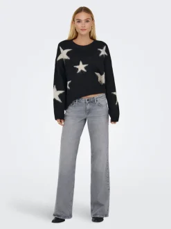 ONLJUICY Niedrige Taille Weiter Beinschnitt Jeans