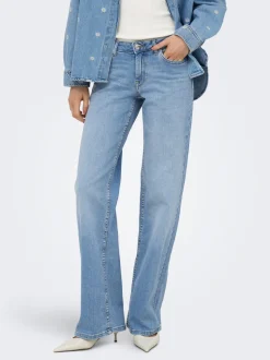ONLJULLES Niedrige Taille Weiter Beinschnitt Jeans