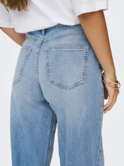 ONLJULLES Niedrige Taille Weiter Beinschnitt Jeans