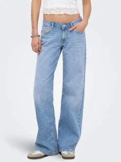 ONLJULLES Niedrige Taille Weiter Beinschnitt Jeans