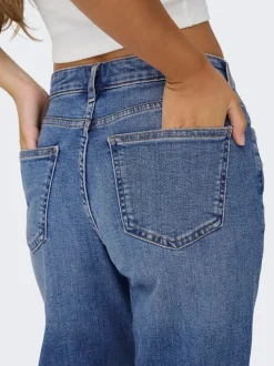 ONLJULLES Niedrige Taille Weiter Beinschnitt Jeans