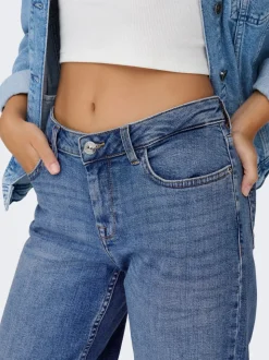 ONLJULLES Niedrige Taille Weiter Beinschnitt Jeans