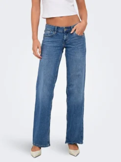 ONLJULLES Sehr niedrige Taille Weiter Beinschnitt Jeans