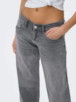 ONLJULLES Sehr niedrige Taille Weiter Beinschnitt Jeans