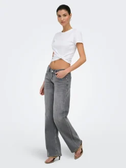 ONLJULLES Sehr niedrige Taille Weiter Beinschnitt Jeans