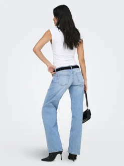 ONLJULLES Sehr niedrige Taille Weiter Beinschnitt Jeans