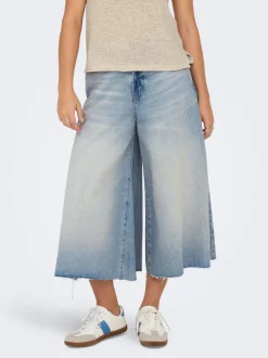ONLLA Hohe Taille Weiter Beinschnitt Lang Jeans