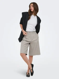 ONLLINDA Hohe Taille Locker geschnitten Bermuda Shorts