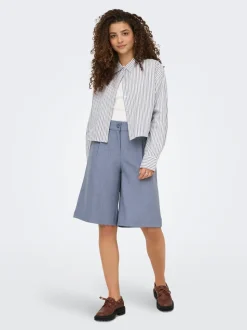 ONLLINDA Hohe Taille Locker geschnitten Bermuda Shorts