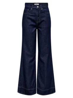 ONLLINEA Hohe Taille Weiter Beinschnitt Jeans