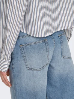 ONLLORAN Mittlere Taille Bermuda Jeans-Shorts