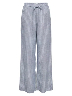 ONLLUDO Locker geschnitten Leinen Hose
