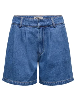 ONLLUKA Mittlere Taille Locker geschnitten Jeans-Shorts