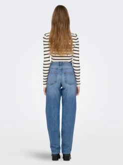 ONLLUMI Mittlere Taille Hohe Taille Jeans