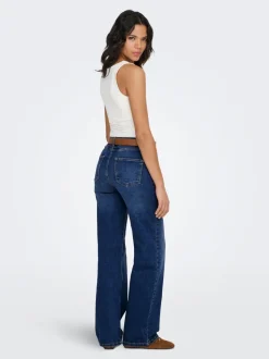 ONLLUNA Hohe Taille Weiter Beinschnitt Jeans