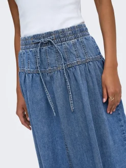ONLLYRA Jeansrock Langer Rock