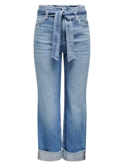 ONLMADDIE Hohe Taille Weiter Beinschnitt Jeans