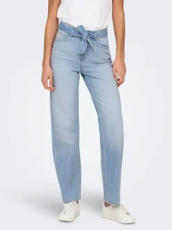 ONLMADDIE Hohe Taille Weiter Beinschnitt Jeans