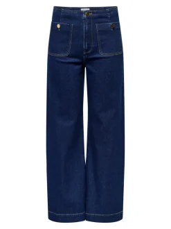 ONLMADELINE Hohe Taille Weiter Beinschnitt Jeans