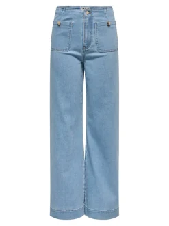 ONLMADELINE Hohe Taille Weiter Beinschnitt Jeans