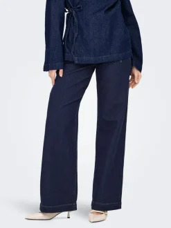 ONLMADELINE Hohe Taille Weiter Beinschnitt Jeans