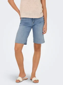 ONLMADISON Hohe Taille Normal geschnitten Jeans-Shorts