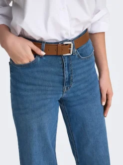 ONLMADISON Hohe Taille Weiter Beinschnitt Jeans